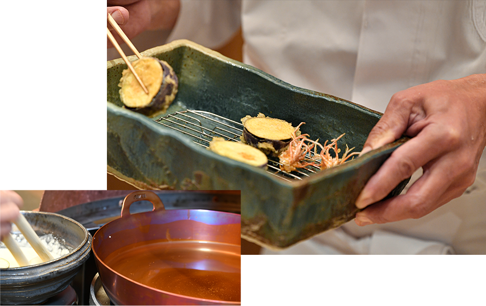 日本料理の代表格である天麩羅